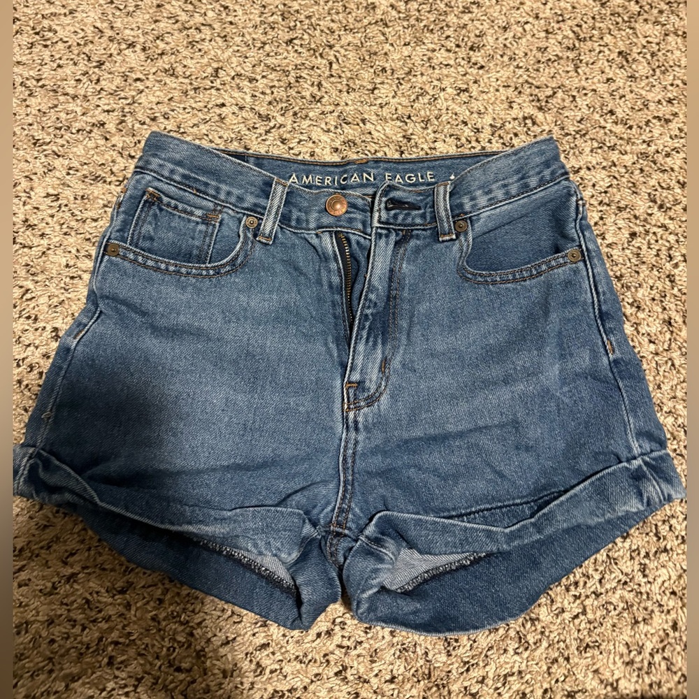 American Eagle Outfitters Women's Classic Blue Jean Shorts
